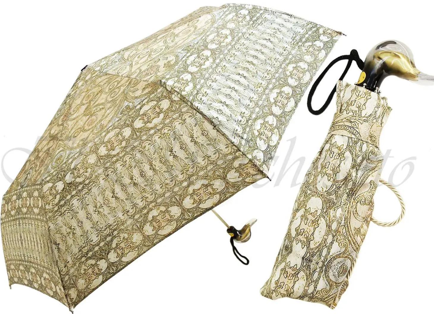 Amazing Baroque Design - Women's Folding Umbrella