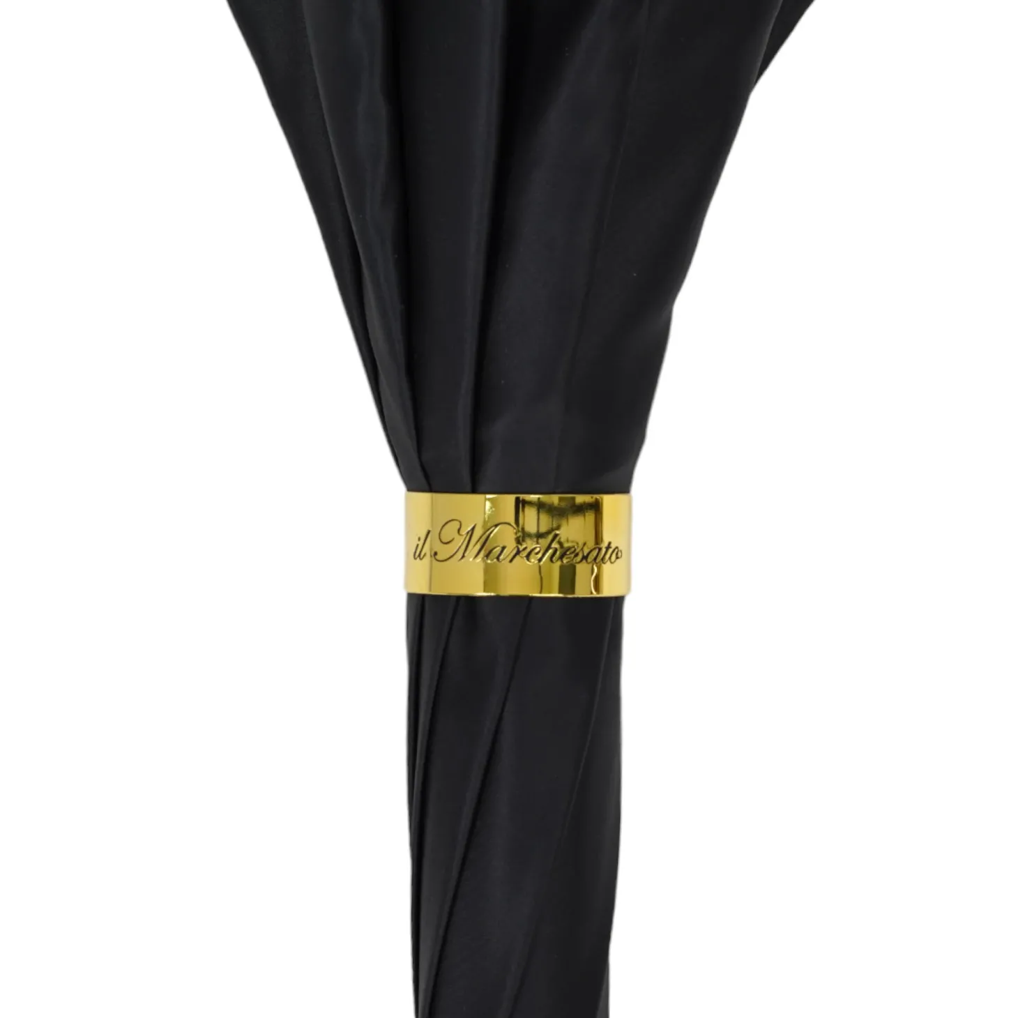 Artisan Italian Umbrella with Luxurious Hand-Enameled Toucan Handle