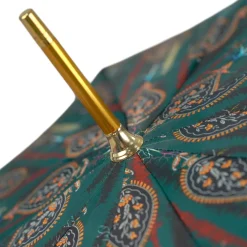 Artistic Paisley Umbrella with Luxurious "The Four Noble Truths" Handl