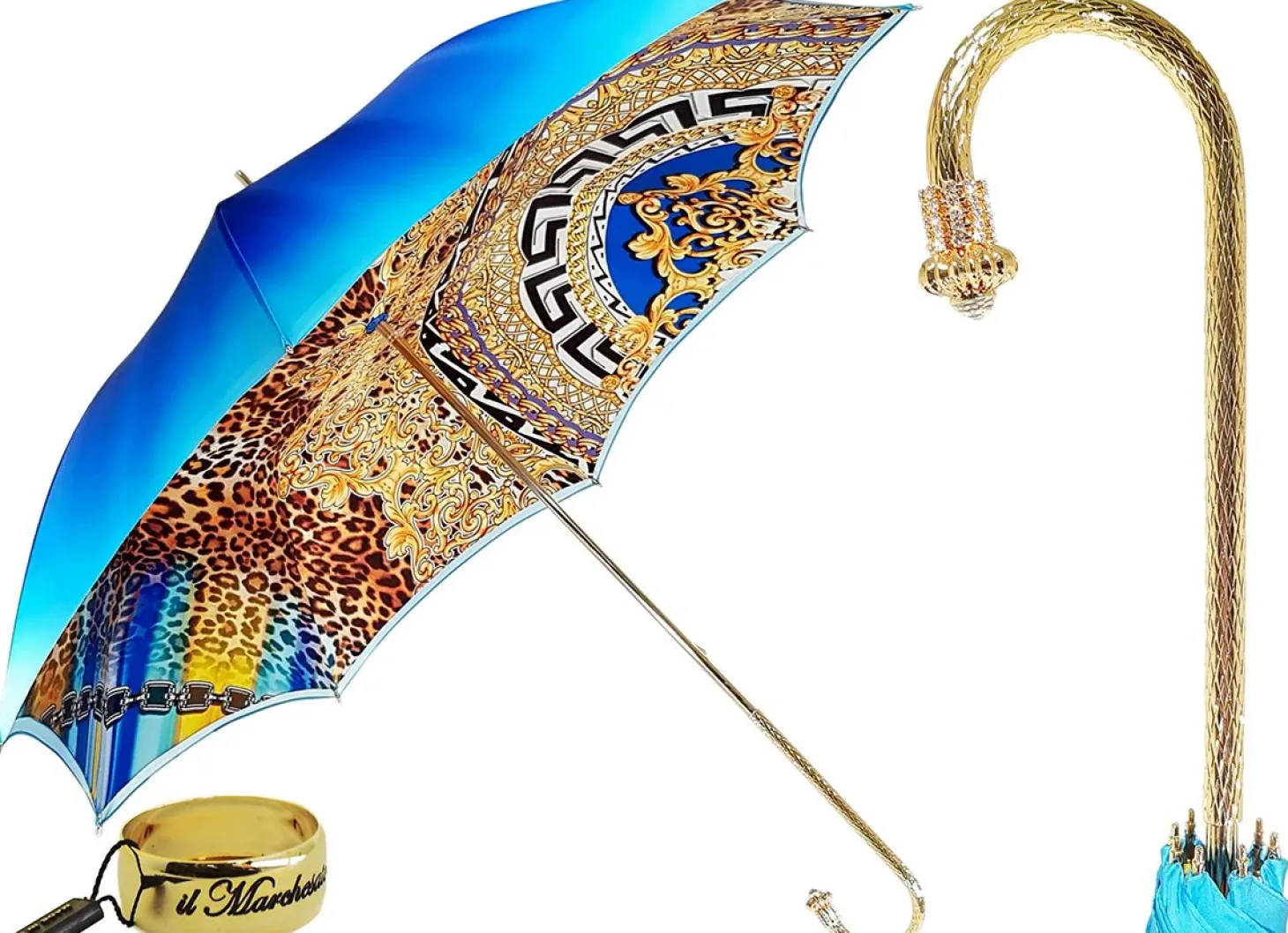 Astonishing new exclusive Leopardized Umbrella By il Marchesato