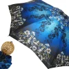 Awesome Blue Flowered Umbrella