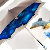 Awesome Dolphin Umbrella - Blue Rose Inside
