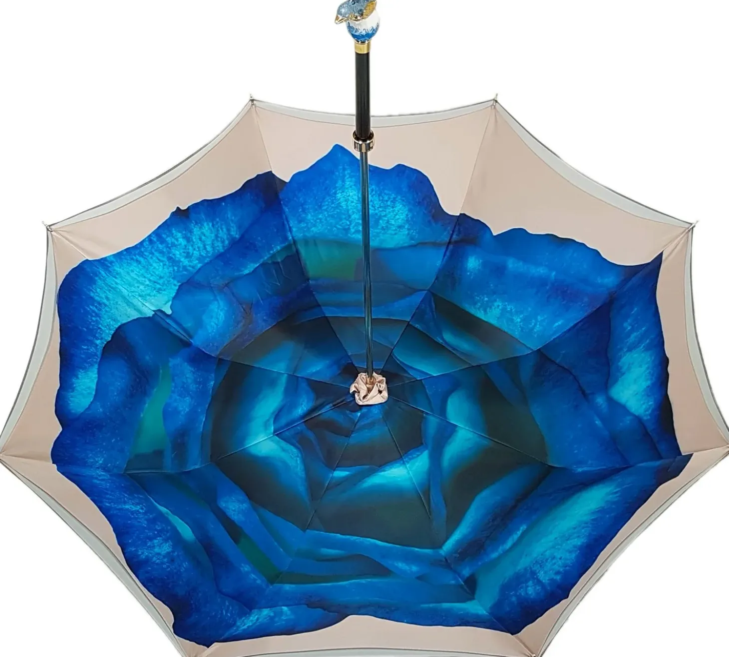Awesome Dolphin Umbrella - Blue Rose Inside