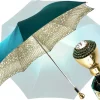 Baroque and turquoise umbrella with Mylord handle
