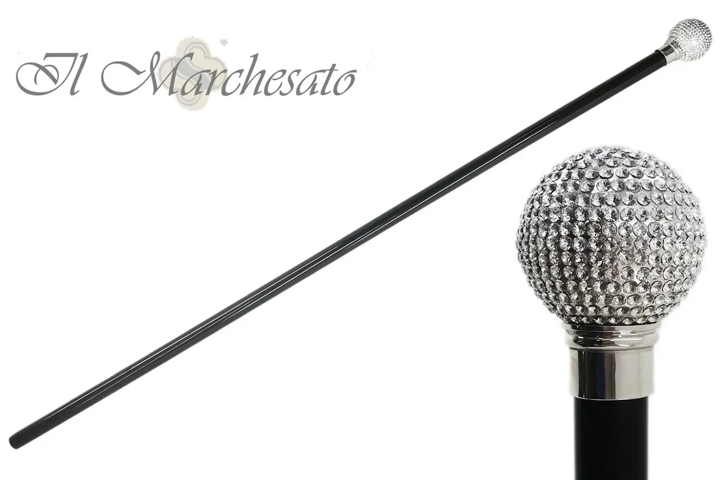Beautiful Cane with Swarovski Rhinestones