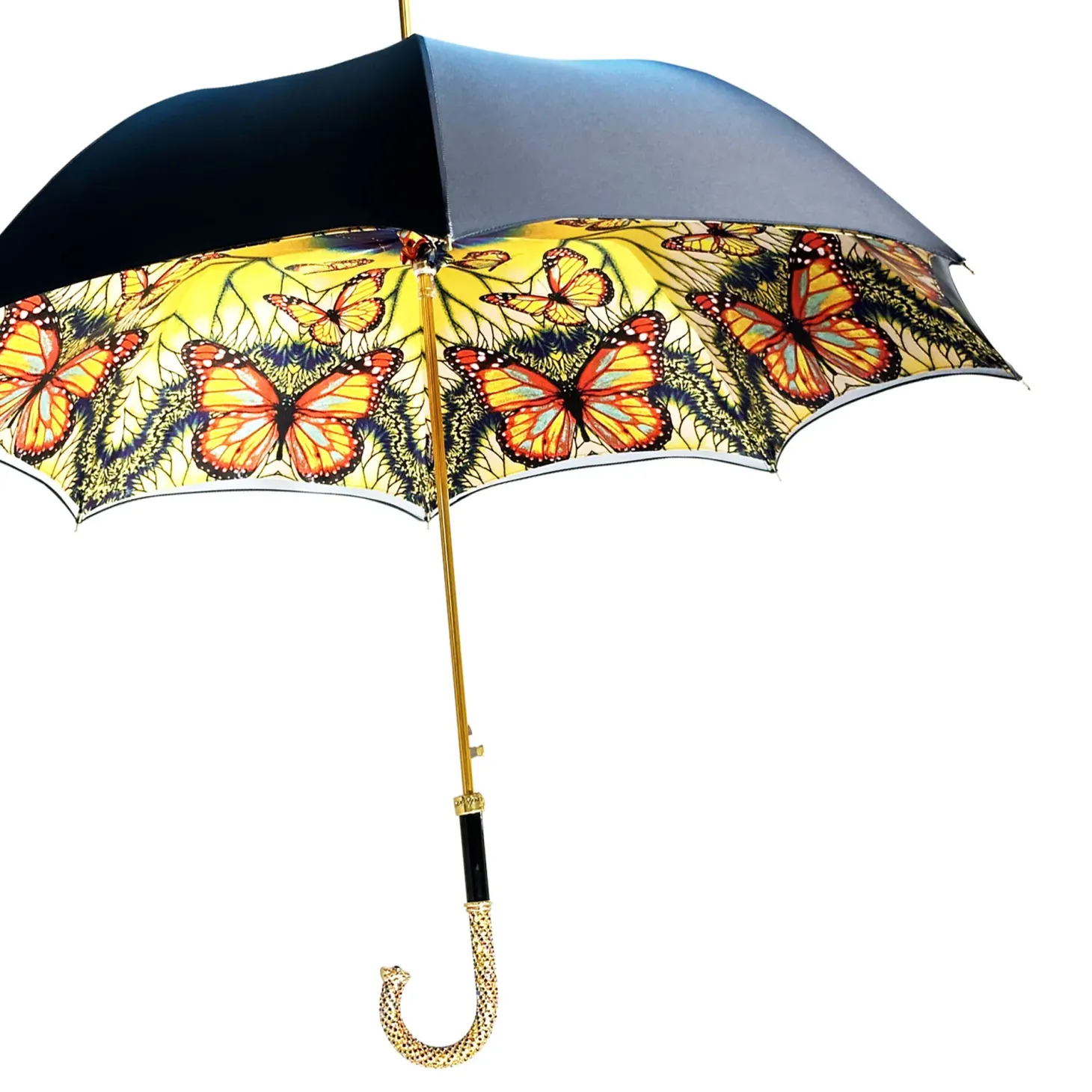 Beautiful Double Canopy Umbrella with butterfly design