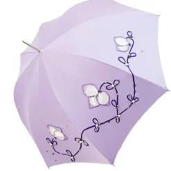 Beautiful Double Cloth Lilac Women's Umbrella, Italian style Fashionable umbrella