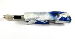 Beautiful Folding Umbrella With Blue Poppies