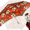 Beautiful Folding Umbrella With Flowers Pattern
