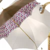 Beautiful Red Women's Umbrella with Printed Peacock Design Hight Quality Luxury Umbrella