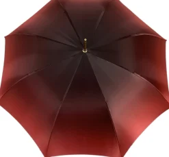 Beautiful Red Women's Umbrella with Printed Peacock Design Hight Quality Luxury Umbrella