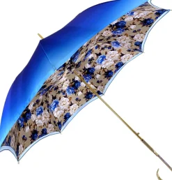 Beautiful Red Women's Umbrella with Printed Peacock Design Hight Quality Luxury Umbrella