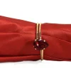 Beautiful Red Women's Umbrella with Printed Peacock Design Hight Quality Luxury Umbrella