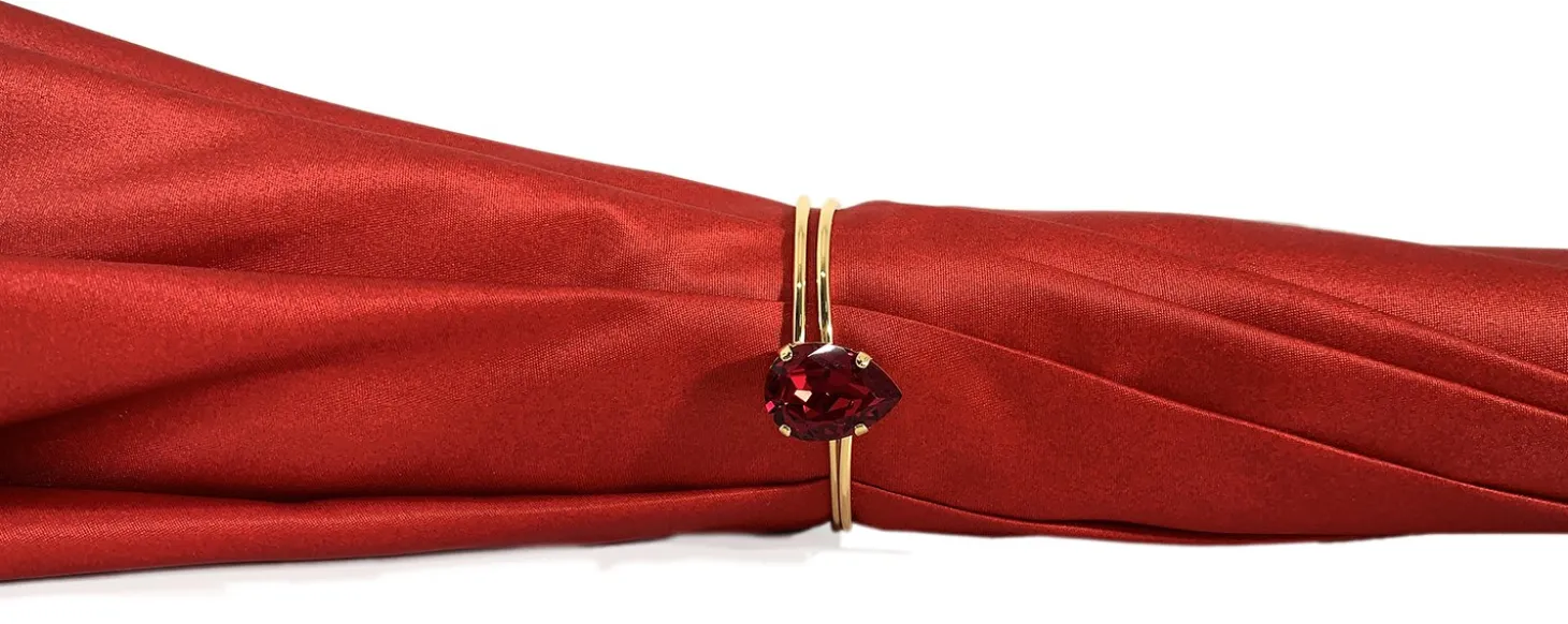 Beautiful Red Women's Umbrella with Printed Peacock Design Hight Quality Luxury Umbrella
