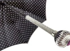 Beautiful Red Women's Umbrella with Printed Peacock Design Hight Quality Luxury Umbrella