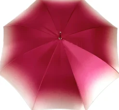 Beautiful Red Women's Umbrella with Printed Peacock Design Hight Quality Luxury Umbrella