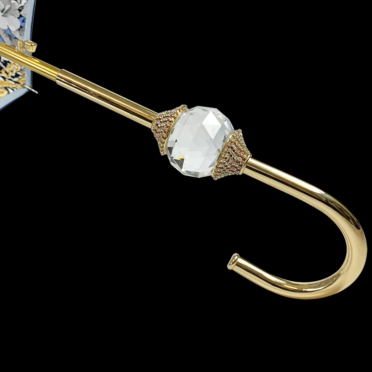Beautiful Umbrella with Swarovski crystal sphere