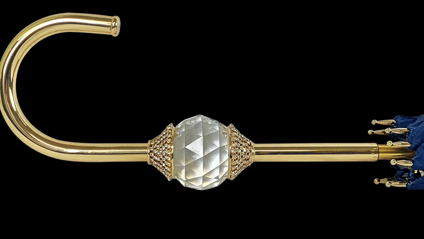 Beautiful Umbrella with Swarovski crystal sphere