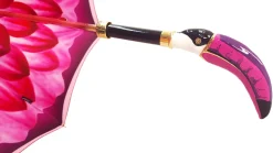 Beautifull Double Canopy Toucan Umbrella in a Luxurious Gradient Fuchsia Fashionable Umbrella