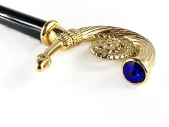 Beauty Collectible Walking Cane With Swarovski Sapphire