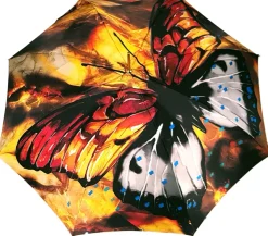 Big Butterfly Painted Umbrella
