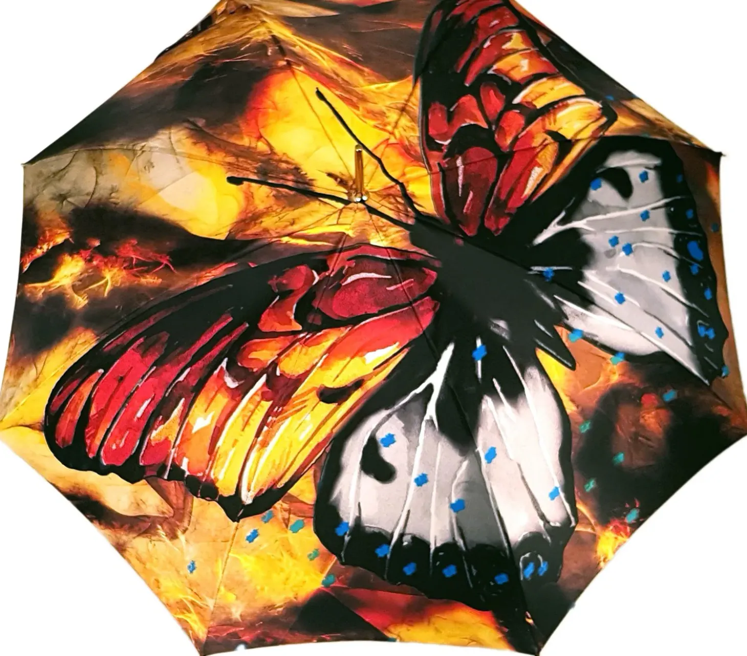 Big Butterfly Painted Umbrella