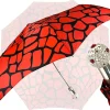 Black & Red Folding Umbrella