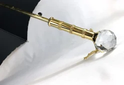 Black And Light Grey Striped Umbrella