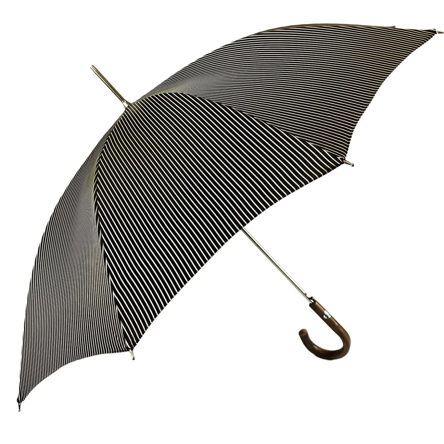 Black and White striped Classic Umbrella