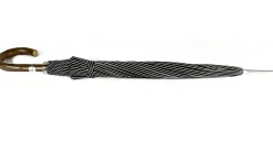 Black and White striped Classic Umbrella