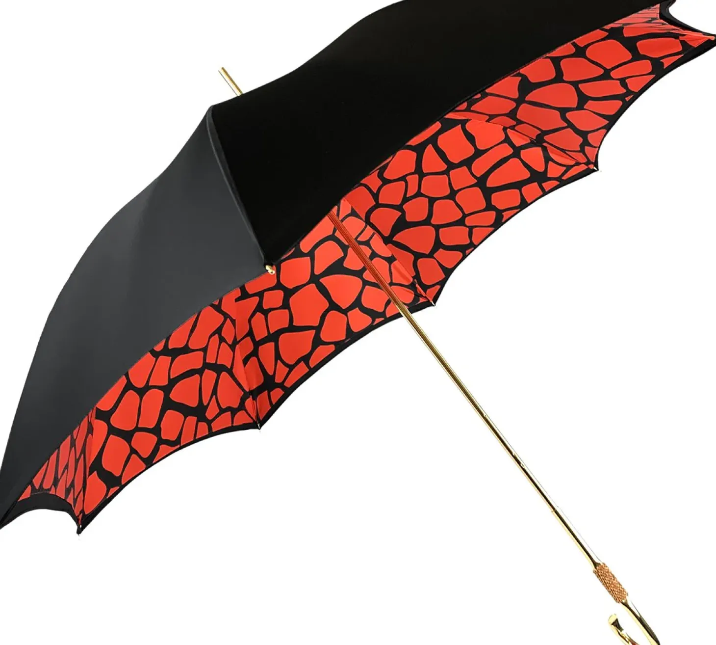Black&Red Giraffe Print Pattern Inside
