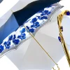 Blue Flowers Umbrella