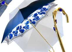 Blue Flowers Umbrella