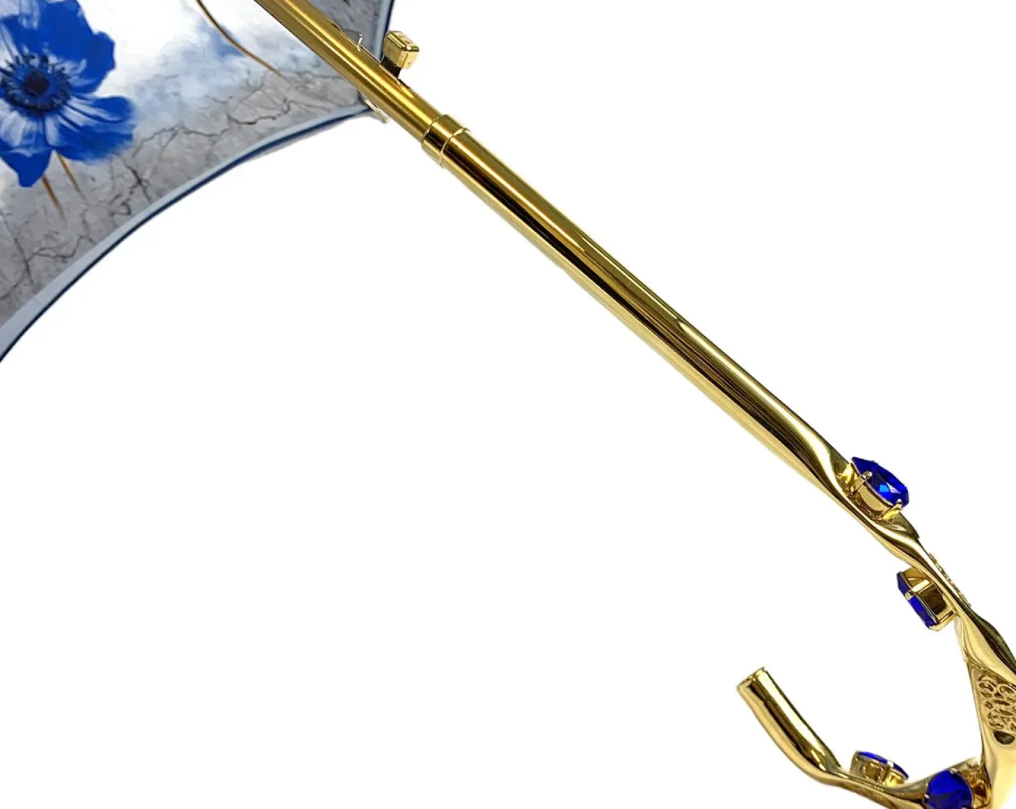 Blue Flowers Umbrella