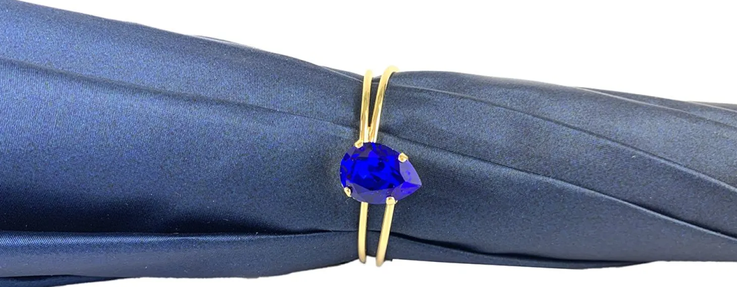 Blue Flowers Umbrella