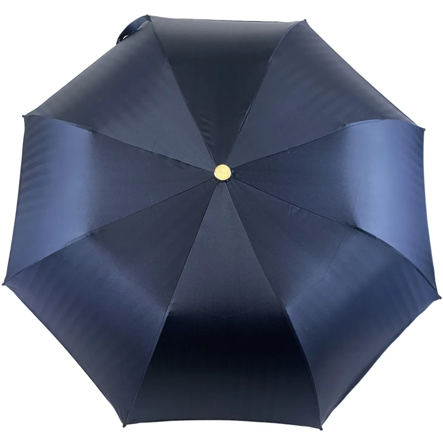 Blue Navy Jacquard Folding Umbrella