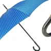 Blue umbrella in black beech wood