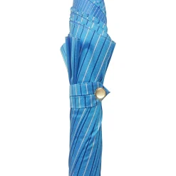 Blue umbrella in black beech wood