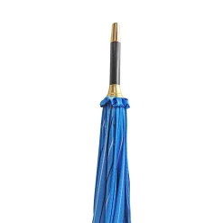 Blue umbrella in black beech wood