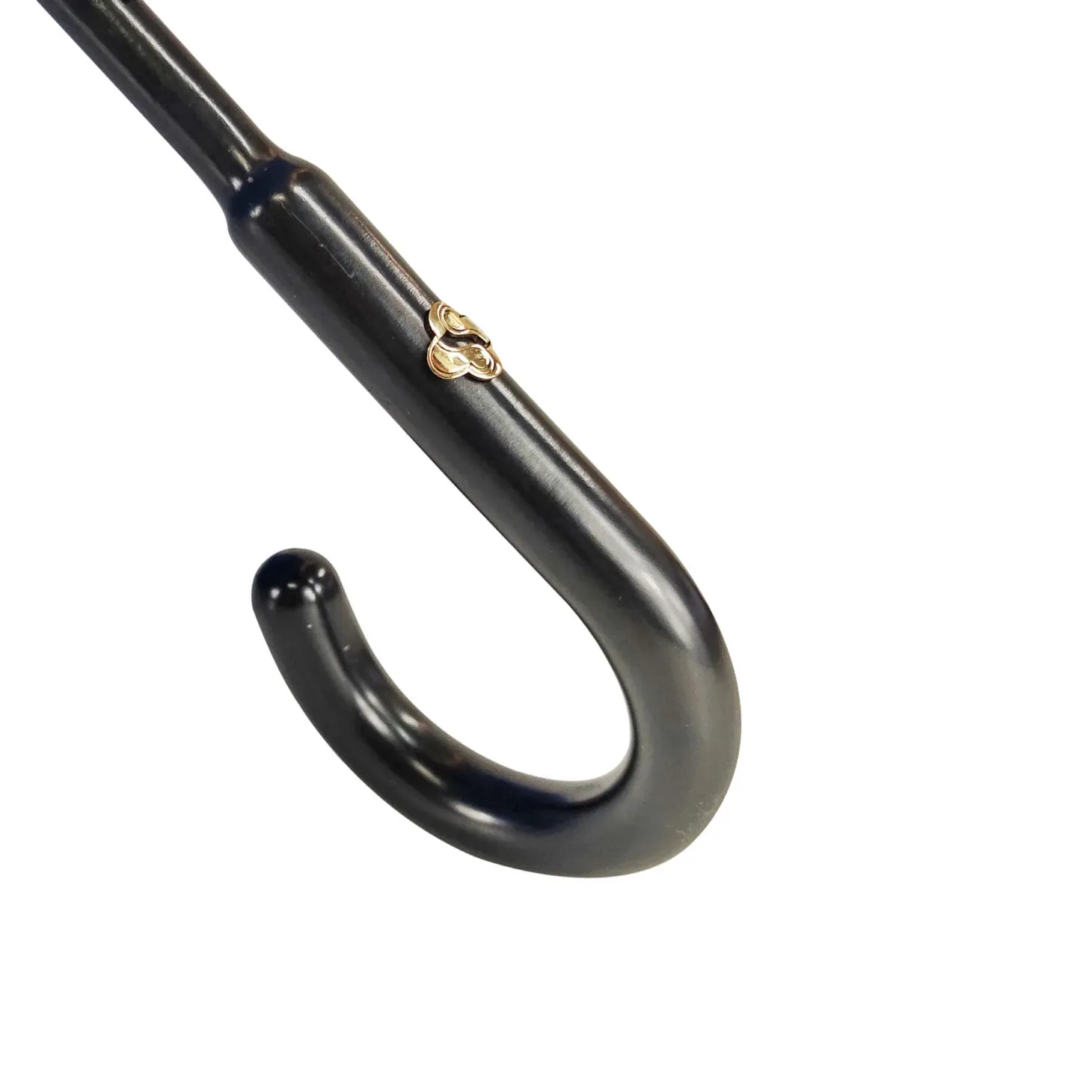 Blue umbrella in black beech wood