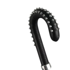 Blue Umbrella with Textured Scales and Rock-Style Studded Handle