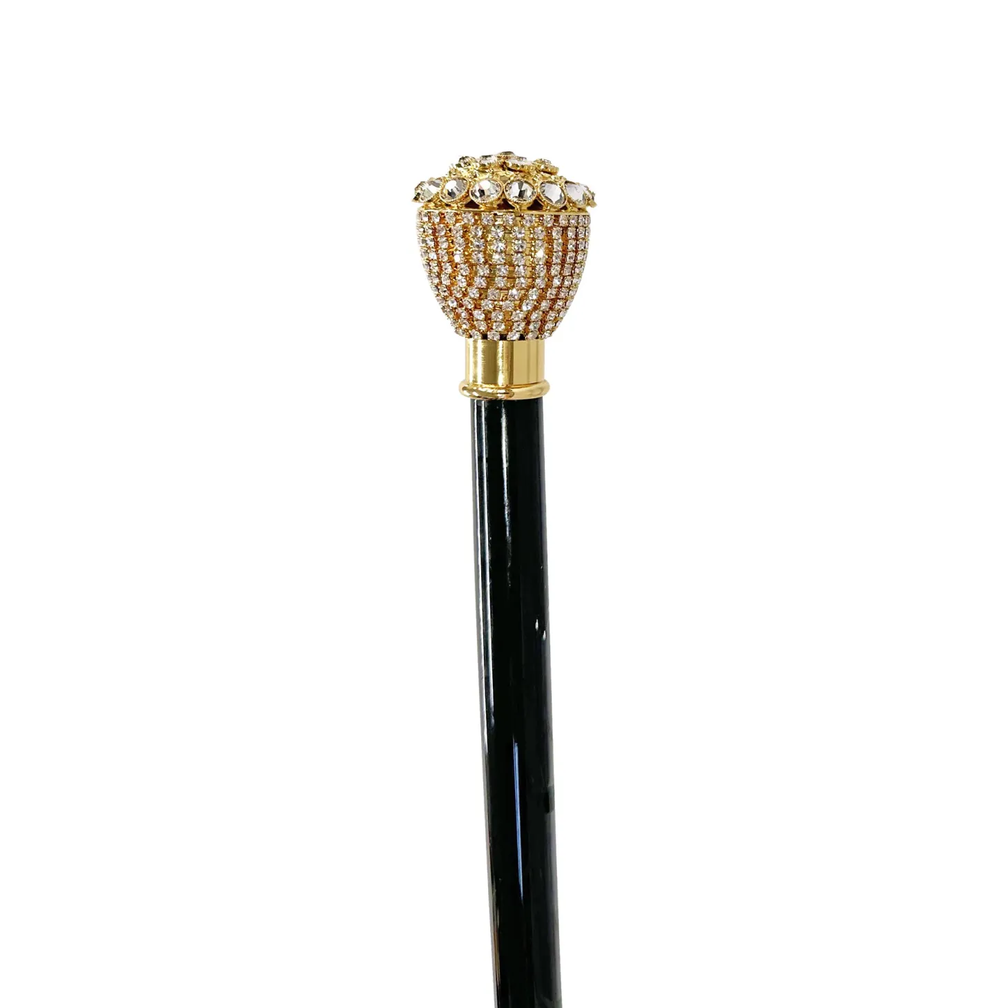 Bright Walkingsticks with Crystals Encrusted Knob