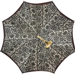 Burgundy shimmering with internal lace design