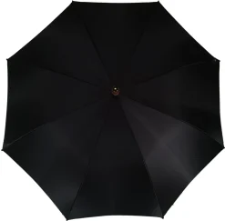 Classic Automatic Black Umbrella With Whanghee Handle