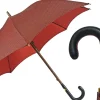Classic men's umbrella with leather handle
