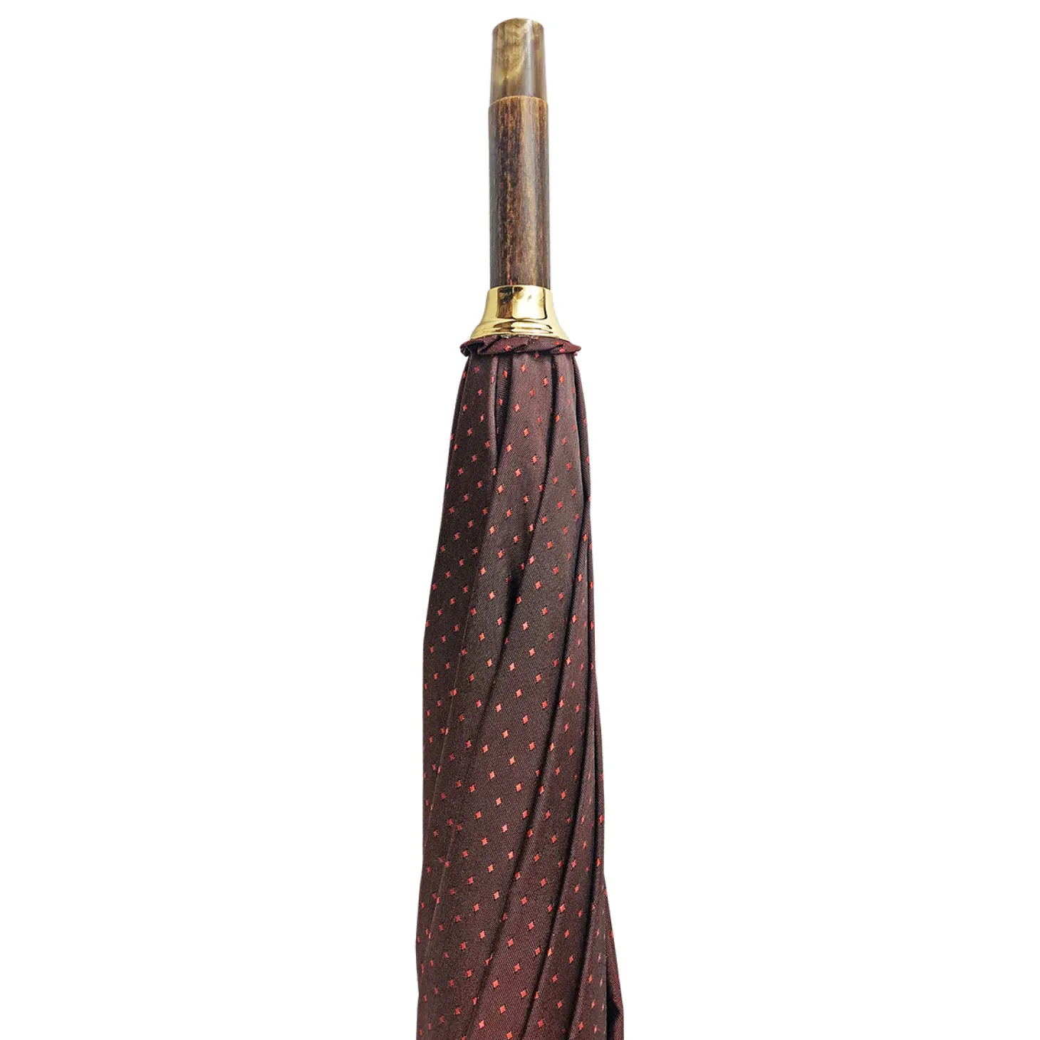 Classic men's umbrella with leather handle