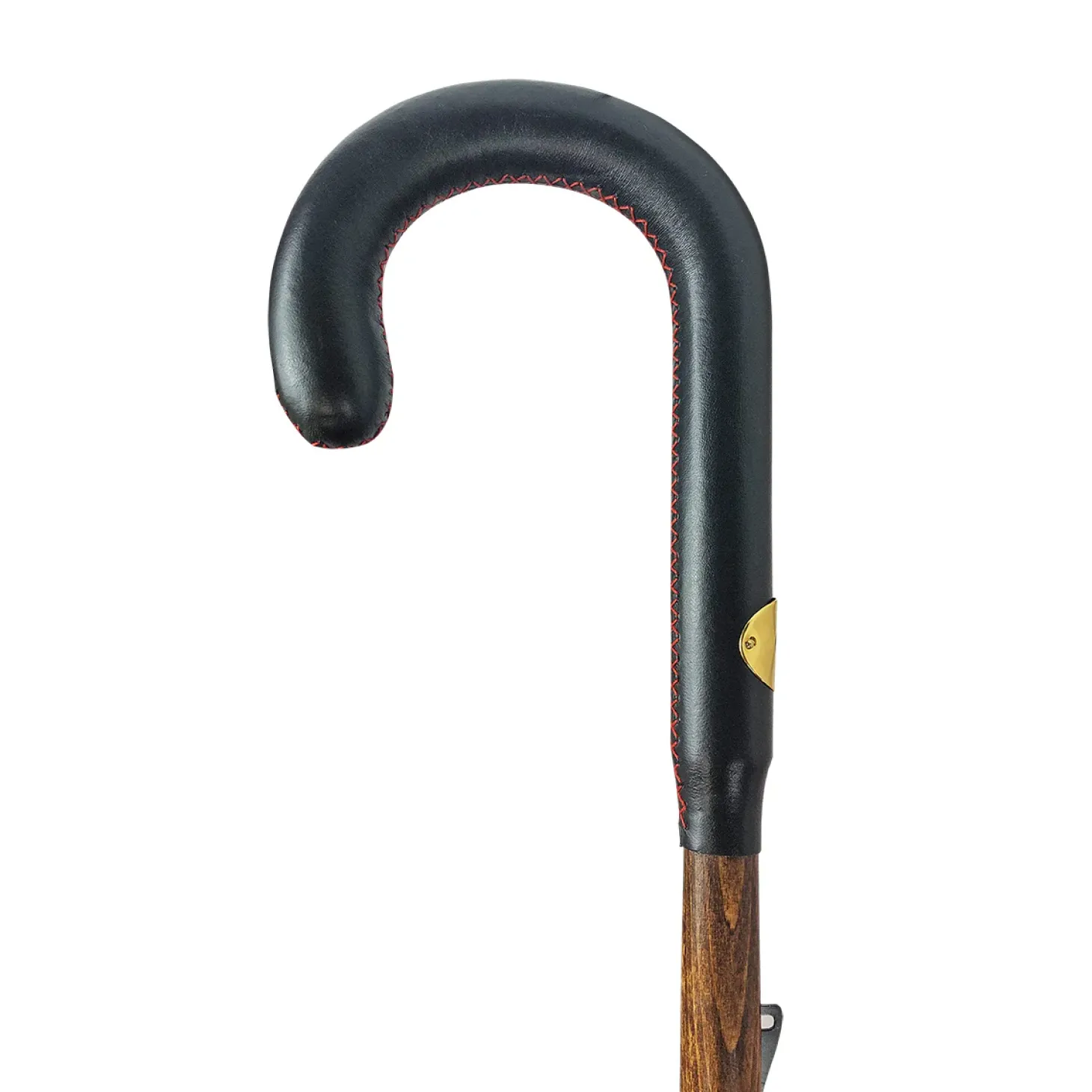 Classic men's umbrella with leather handle
