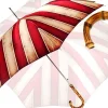 Classic Striped Men's Umbrella - Bamboo Handle - New Exclusive Design Best Quality handcrafted in Italy