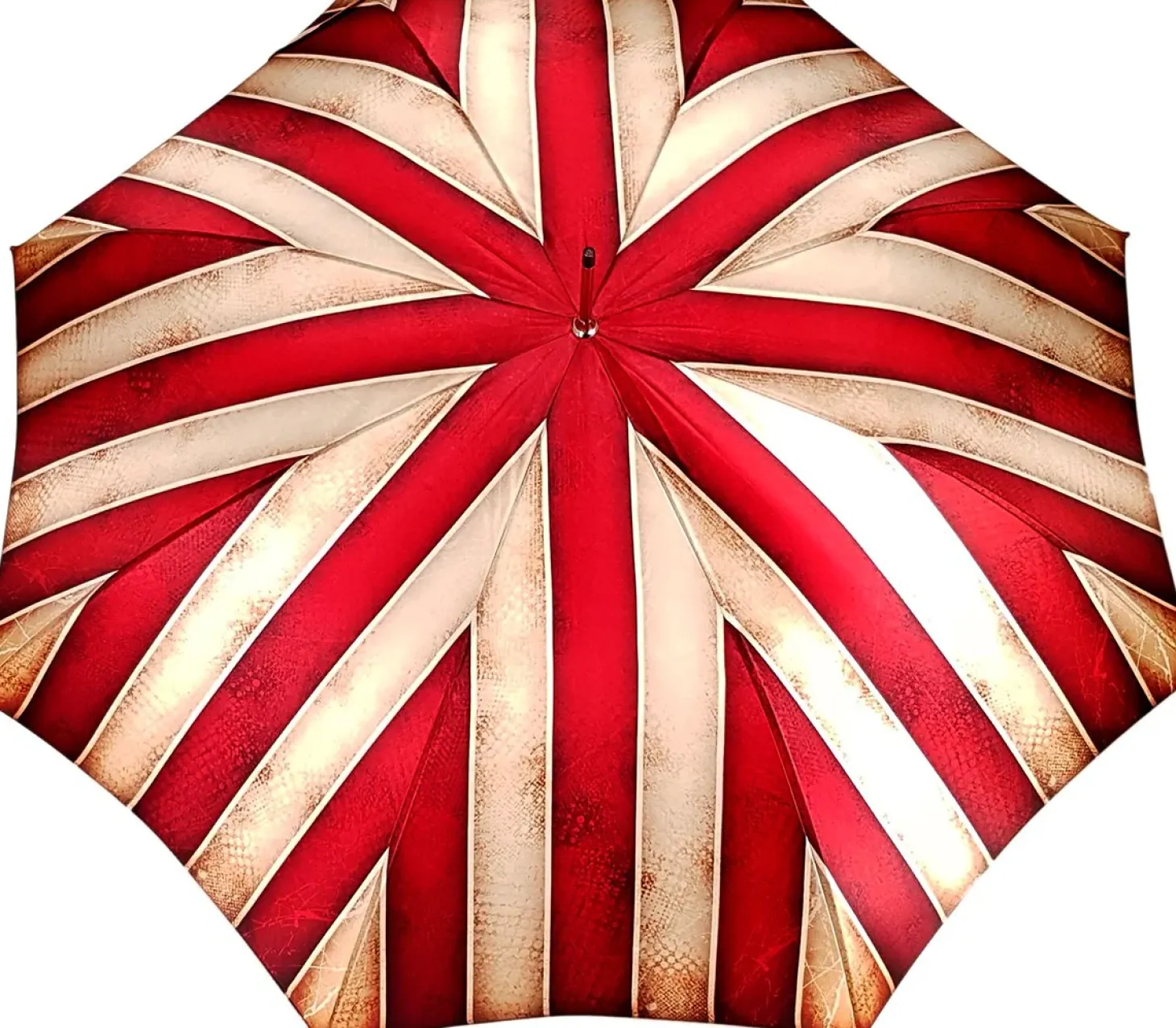 Classic Striped Men's Umbrella - Bamboo Handle - New Exclusive Design Best Quality handcrafted in Italy