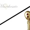 Collectible stick with 24K goldplated heart